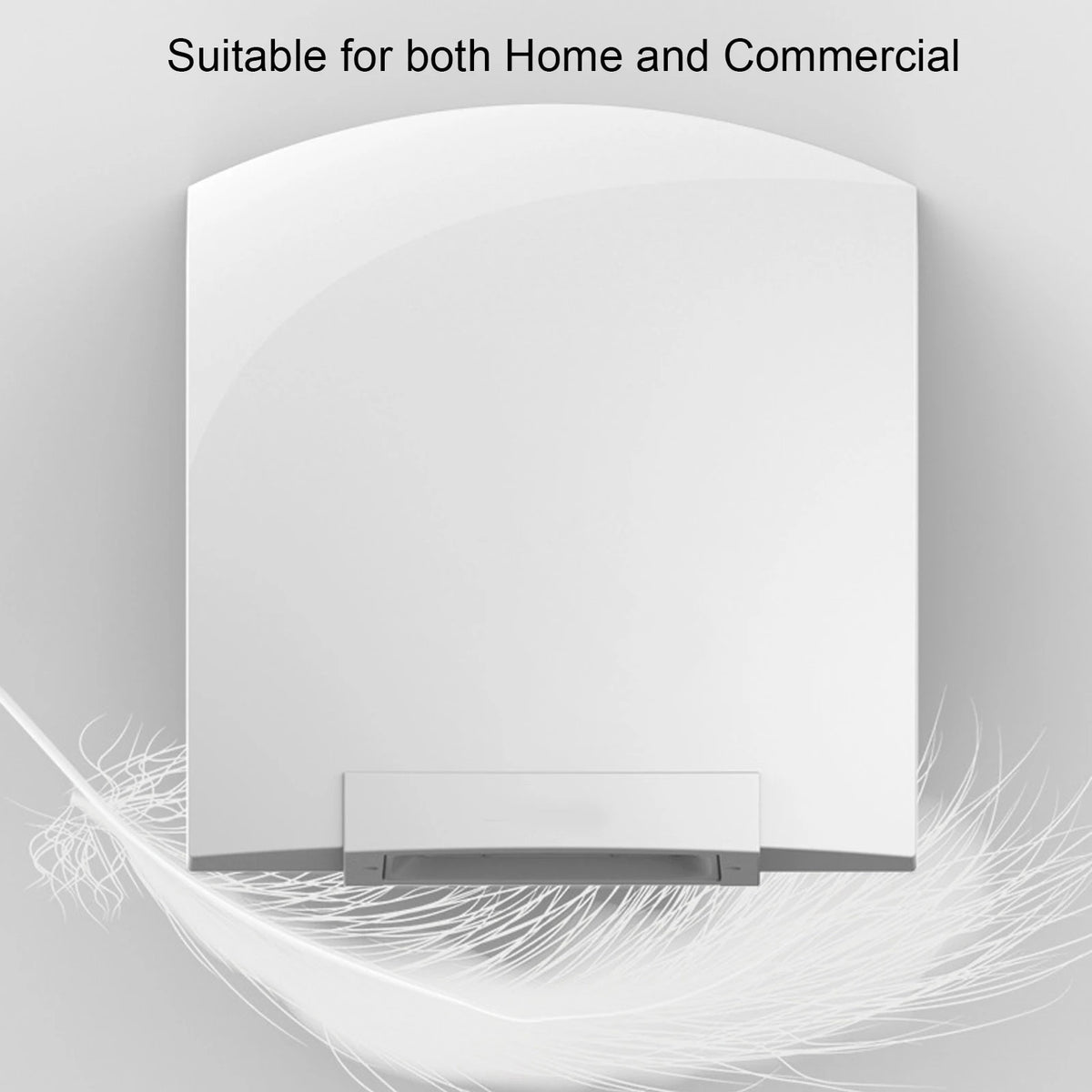 Hand Dryer 1200W Hand Dryers Automatic Sensing 10S Fast Drying Strong Airflow Warm Air Hand Dryer for Bathroom Mall Hotel HIP