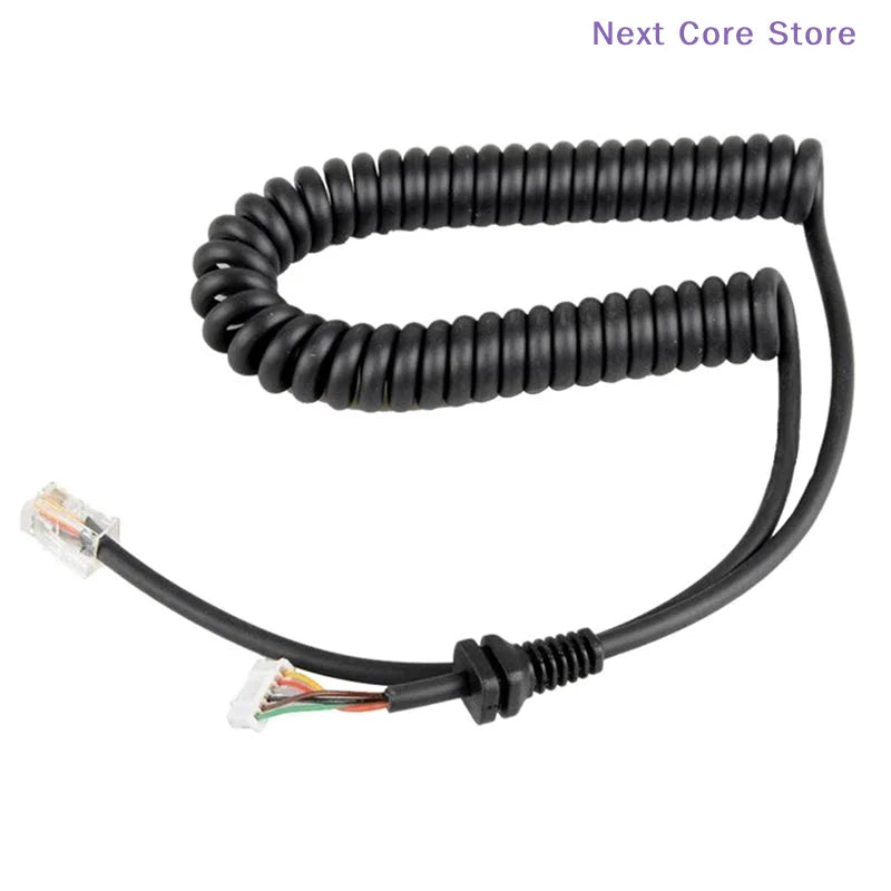 Replacement Mic Cable Cord for Yaesu MH48A FT-7800 FT-1907 Microphone Cable HIP