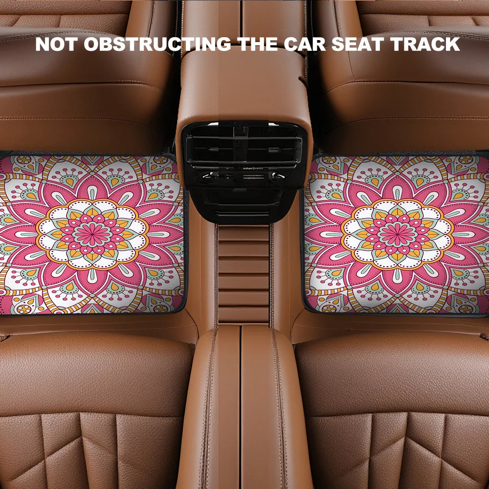 Crystal Velvet Car Floor Mats – Double-Layer Universal Fit Car Floor Mats HIP