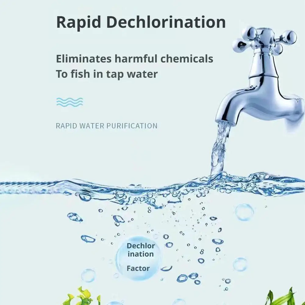 Water Purification Tablets Eco-Friendly Aquarium Water Purifier Fast-Acting Fish Tank Cleaning Solution Aquarium Water Clarifier HIP