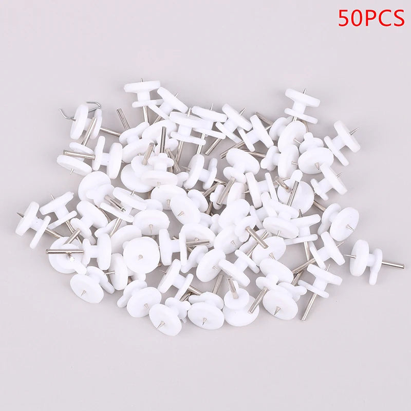 50-Pack Invisible Wall Nail Picture Hangers – No-Trace Hooks Picture Hanger Hooks HIP
