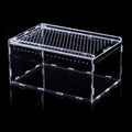 Transparent Acrylic Reptile Terrarium – Ventilated & Secure Reptile Terrarium HIP -20x12x12cm