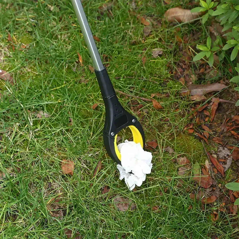 Foldable Manual Tool Garbage Collector Picker Portable with Anti slip Pliers Picking Tool Trash clip Garbage Picker Shoe tongs HIP