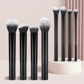 RUZOFO 8-Piece Portable Multifunctional Makeup Brush Set Makeup Brush Set HIP C700-Black-8pcs