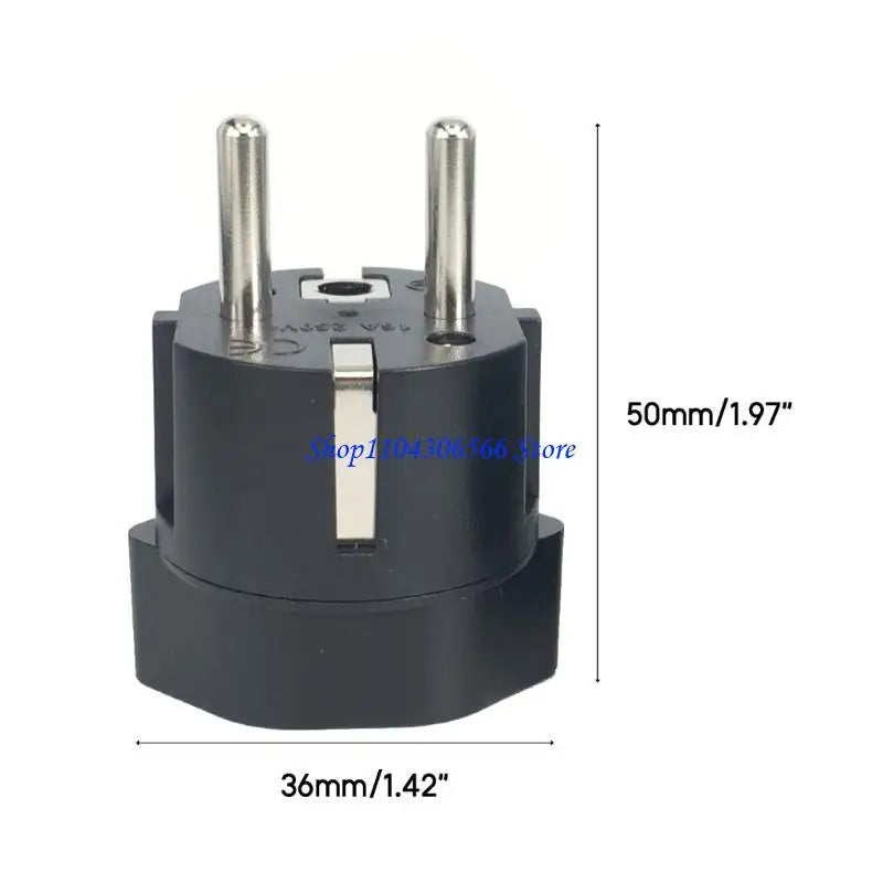 International Travel Plug Adapter – Europe France Germany 10A Travel Plug Adapter HIP