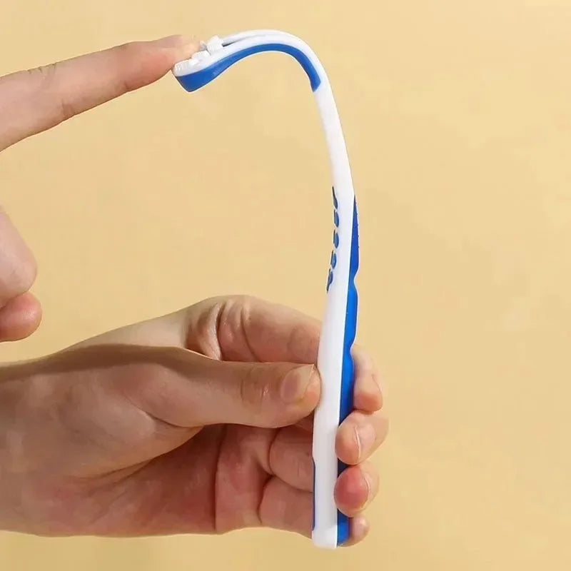 Silicone Tongue Scraper & Brush – Fresh Breath Oral Care Set Tongue Scraper HIP