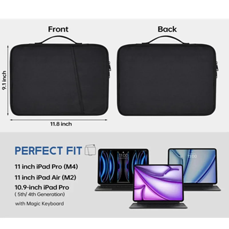 Shockproof Tablet Sleeve Bag 11–13" | iPad Pro & MacBook Tablet Sleeve Case HIP