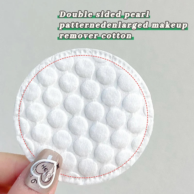 Double-Sided Round Cotton Pads – Makeup Removal | 100/200 Pcs Facial Cotton Pads HIP