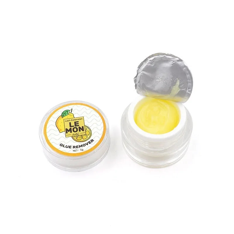Multi Scent Eyelash Glue Remover Cream Fruit Floral Fragrance Lash Extension Removal Balm Gentle Adhesive Clean For Beauty Salon HIP 01 Lemon