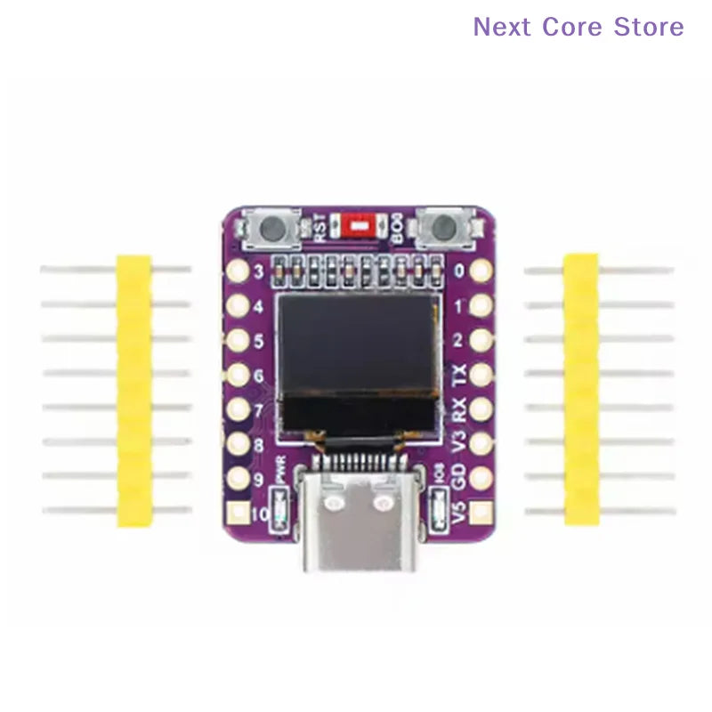 ESP32-C3 Supermini Dev Board – 0.42" OLED, WiFi & BT 5.0 Microcontroller Dev Board HIP