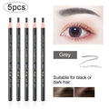 5-Pack Waterproof Microblading Eyebrow Pencil – 5 Shades Eyebrow Pencil Set HIP meibi06huise5Pcs