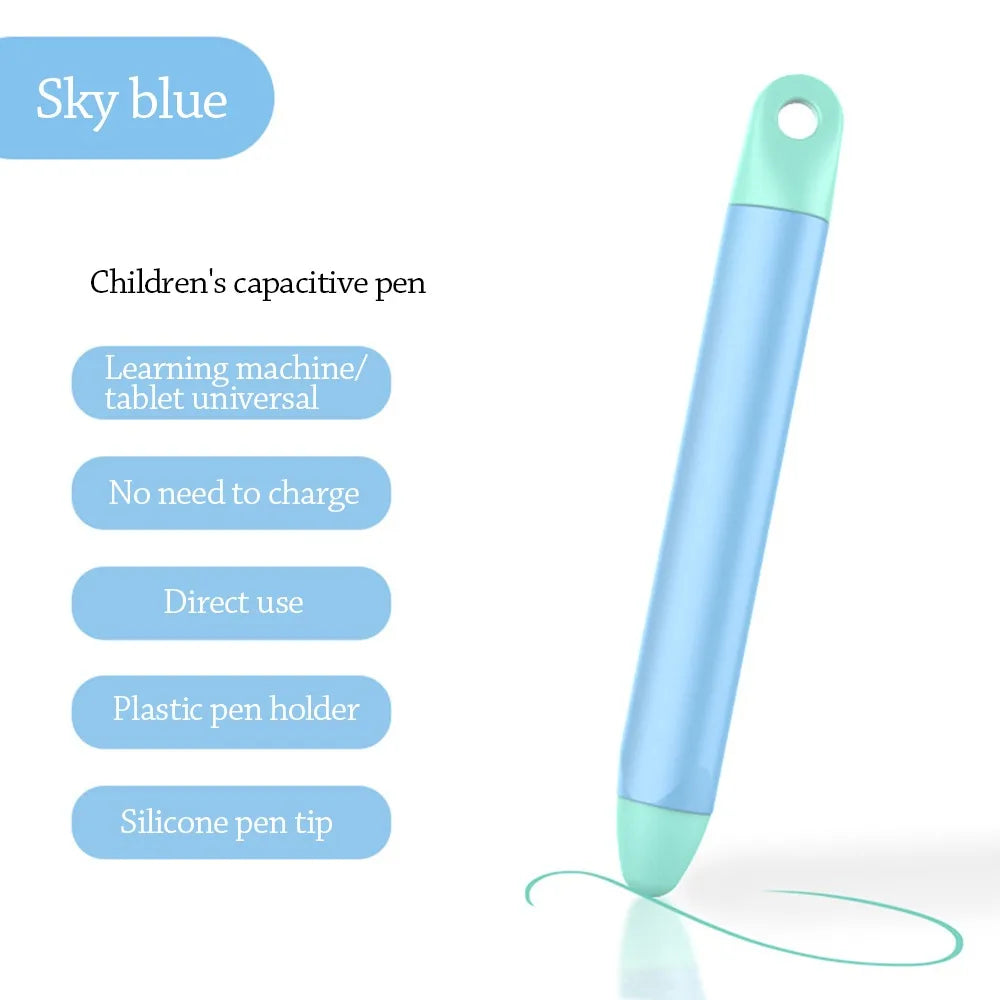 Kids Stylus Pen – Universal Silicone Tip Capacitive Touch Pencil Kids Stylus Pen HIP Blue