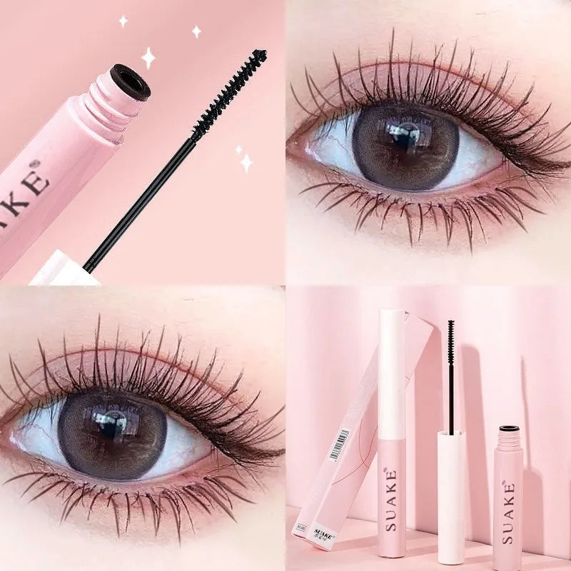 2/1pcs Black Brown Mascara Extra Volume Ultra-fine Small Brush 3D Lengthens Waterproof Natural Women Makeup Korean Cosmetics HIP B 01 Black