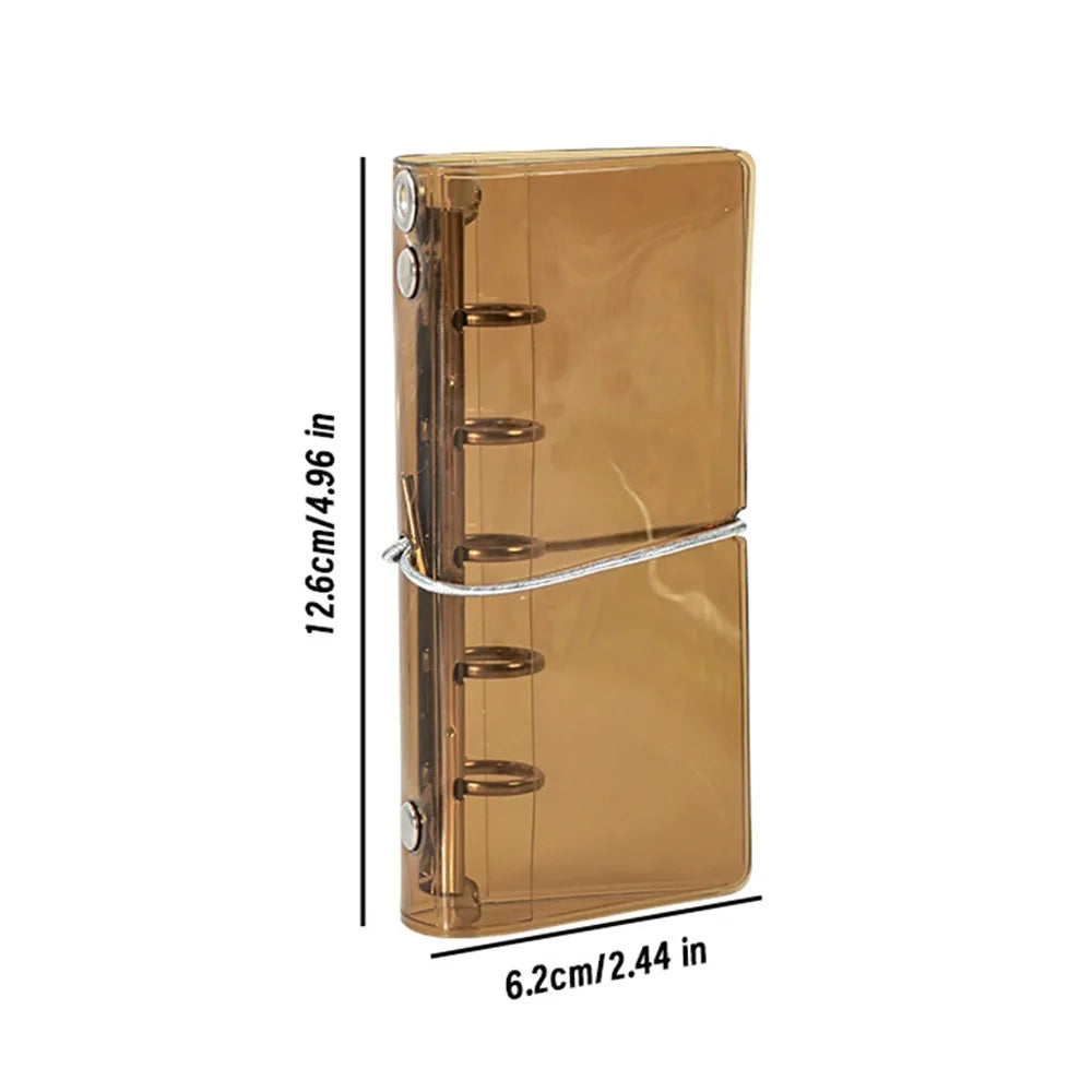 Transparent PVC Loose-Leaf Binder – Photo Card & Journal Organizer Loose-Leaf Binder HIP 7