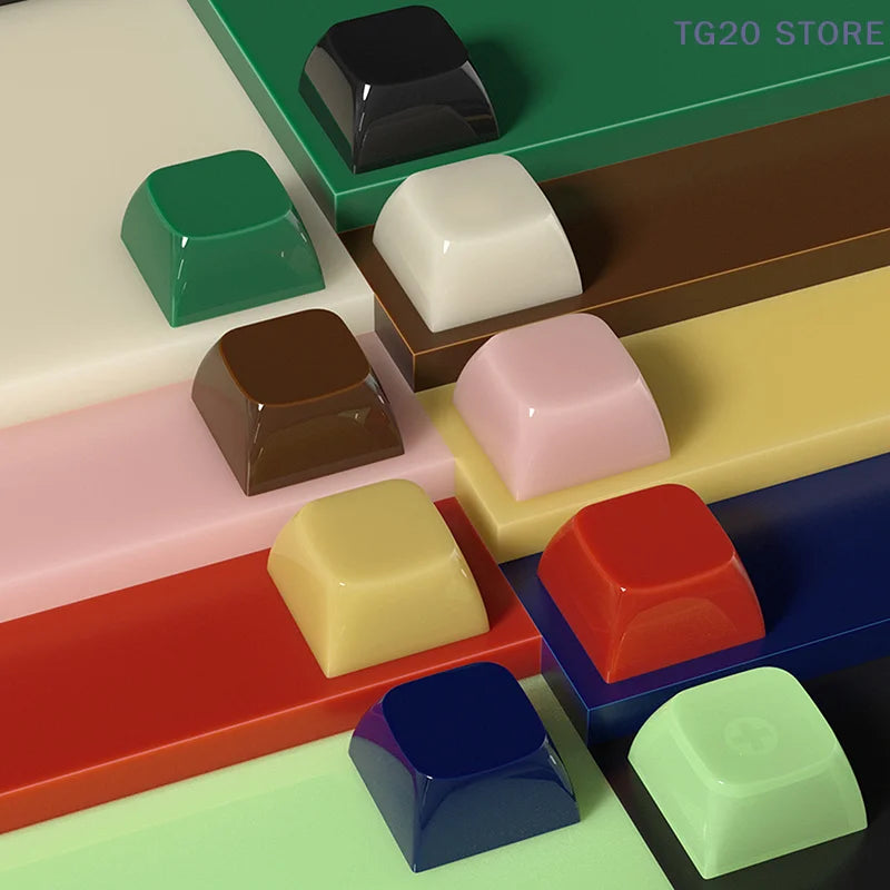 XDA Jade Jelly Clear PC Keycap for Custom Mechanical Keyboard Mechanical Keyboard Keycap HIP