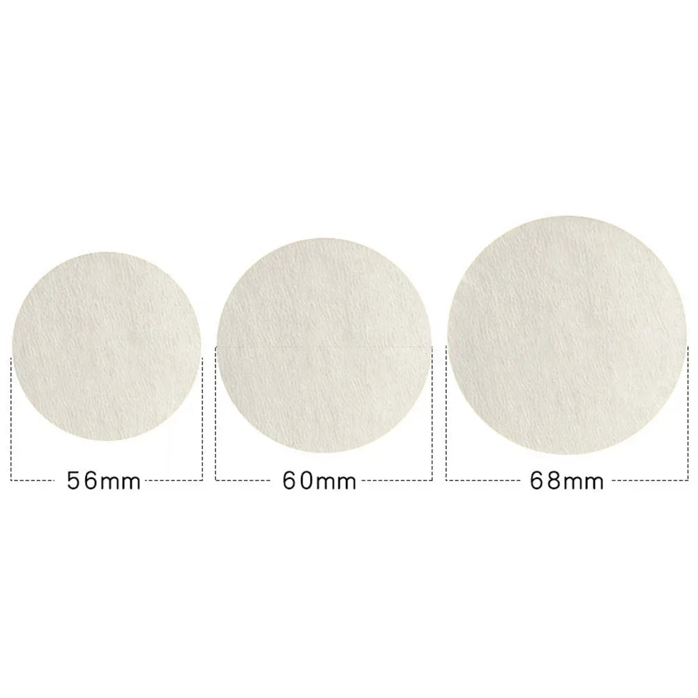 100pcs For Espressos White Filter Papers 51mm/58mm Replacement Coffee Papers Round Coffee Filter Papers for For Espressos Maker HIP