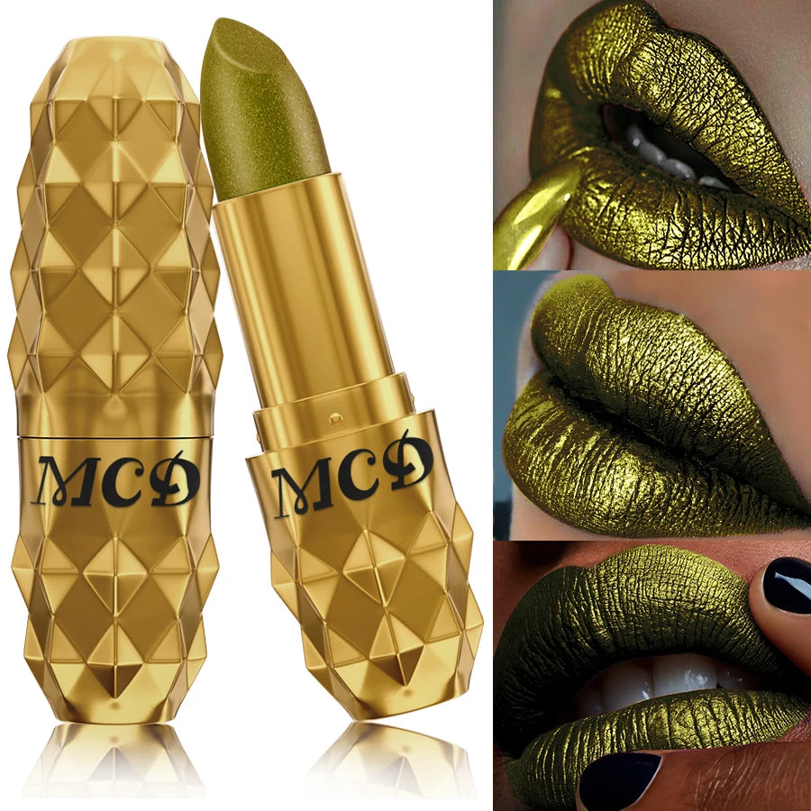 MCD Smoky Green Glitter Shimmer Lip & Eye Pen – Korean Makeup Glitter Lip Shimmer Pen HIP