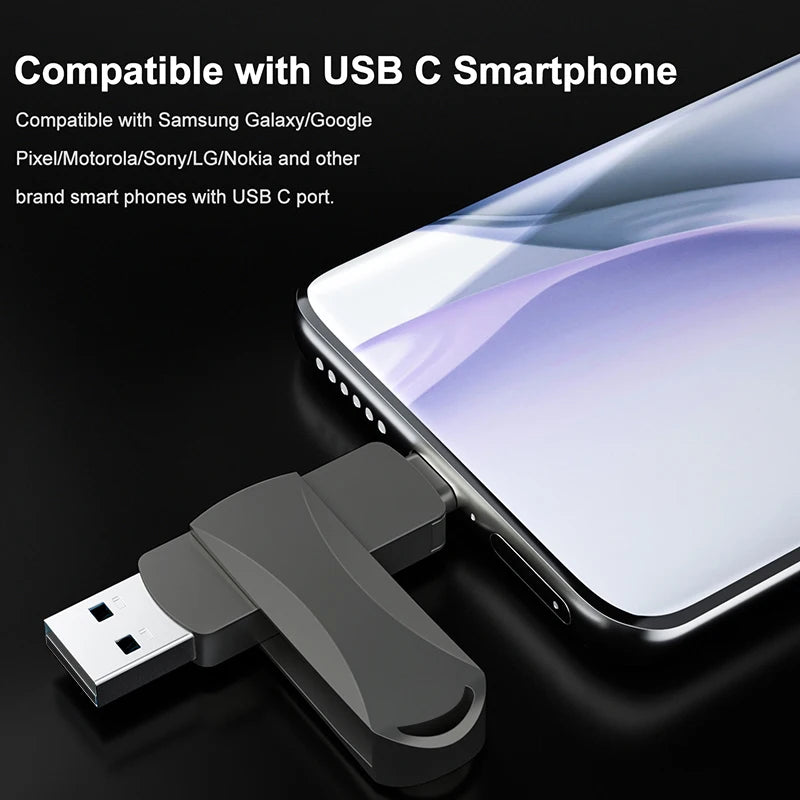 2-in-1 USB & Type-C Flash Drive OTG Pen Drive 8–128GB OTG USB Flash Drive HIP