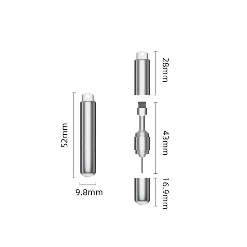6-in-1 SIM Card Eject Pin & Phone Cleaning Kit Phone Cleaning Kit HIP Silver