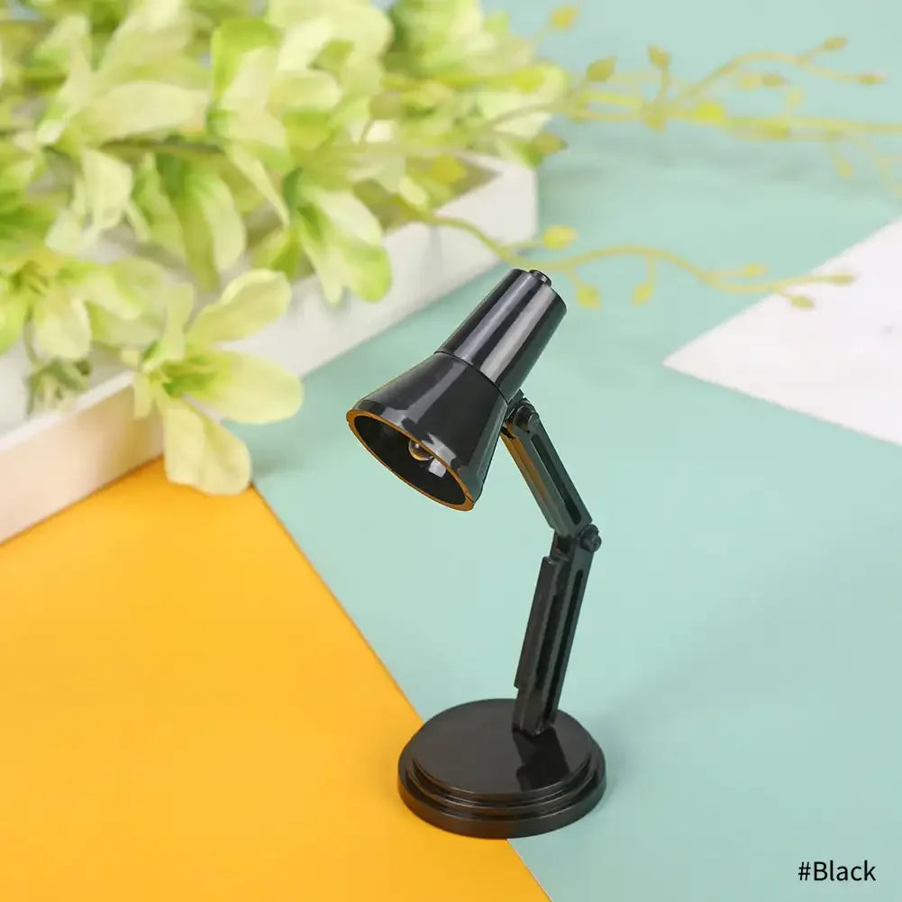 Mini Book Light Foldable LED Table Desk Book Reading Lamp for Home Room Computer Notebook Laptop Night Lights Eye Protections HIP B Black