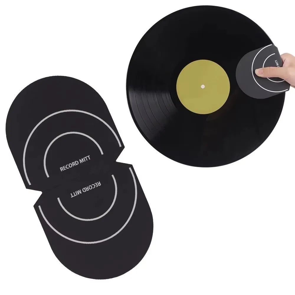 Anti-Static Vinyl Record Cleaning Mitt – Microfiber Handler Record Cleaning Mitt HIP