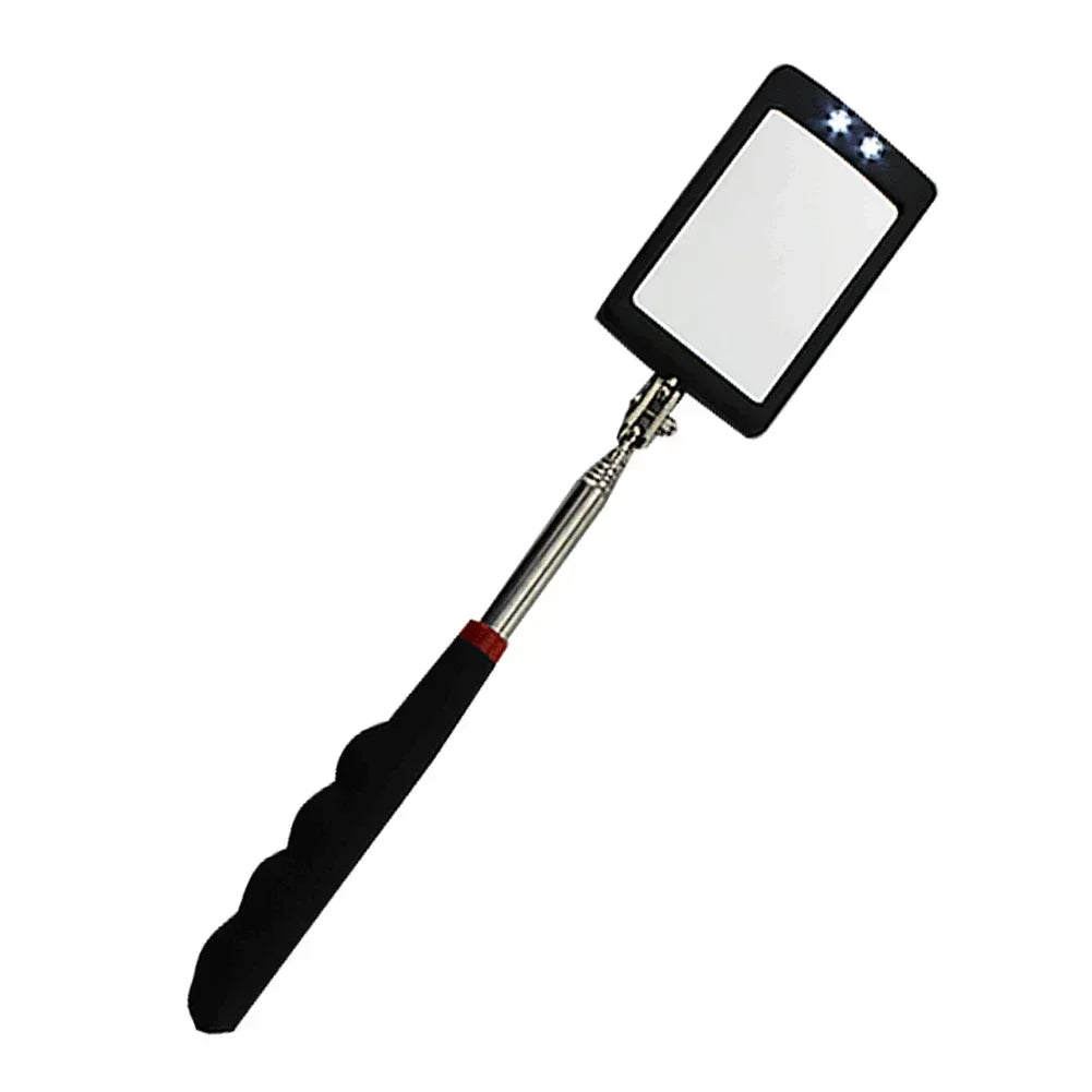 Automobile Chassis Endoscope 360°Telescoping Mirrors Angle LED Light Magnification Inspection Mirror Car Repair Detection Tools HIP