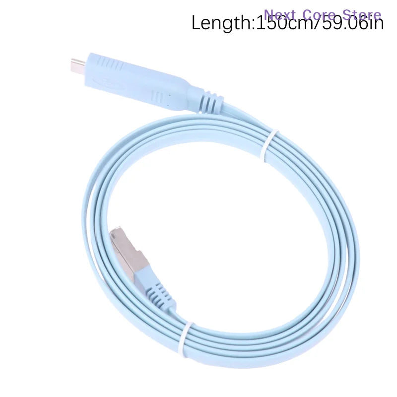 USB-C to RJ45 RS232 Console Cable – 1.5m for Router & Switch USB-C Console Cable HIP
