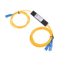 APC/UPC 1x2 PLC Singlemode Fiber Optic Splitter Fiber Optic Splitter HIP 8x9x2cm