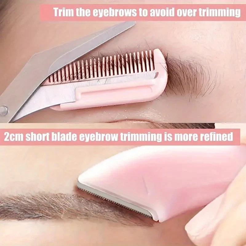 RUZOFO Eyebrow Trimmer Kit – Razor, Scissors & Comb Eyebrow Trimmer Kit HIP