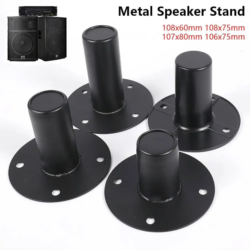 Metal Speaker Stand Base Tray with Screw Holes – Pro Mount Speaker Mount Stand HIP