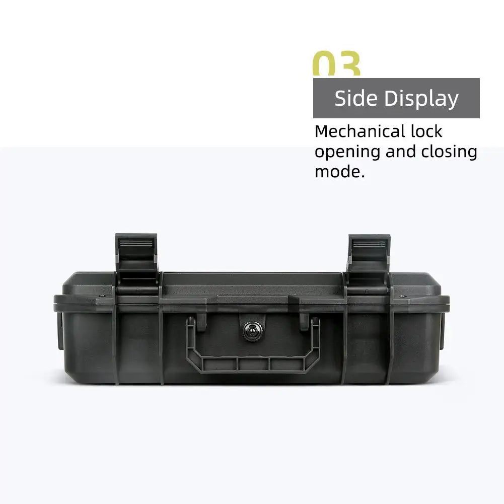Water-Resistant Drone Safety Case For DJI Avata 360 Fly More Combo Hard Shell Carrying Box With Secure Latch Comfortable Handle HIP