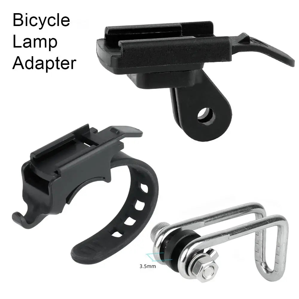 Bike Headlight Mount Bracket with GoPro Interface – MTB LED Bike Light Mount HIP
