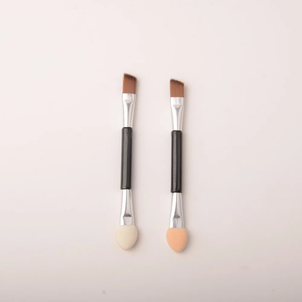 Professional Eyebrow Brush Eyeliner Angled Flat Head Blade Eye Liner Brow Contour Makeup Brushes Double-head Makeup Tool 1~10PC HIP