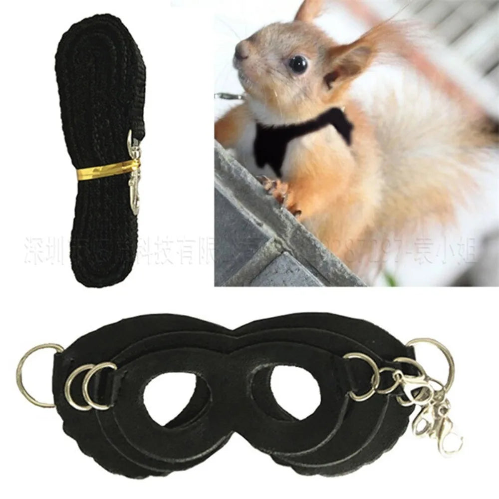 3-Pack PU Leather Small Pet Harness – Hamster & Sugar Glider Small Pet Harness HIP