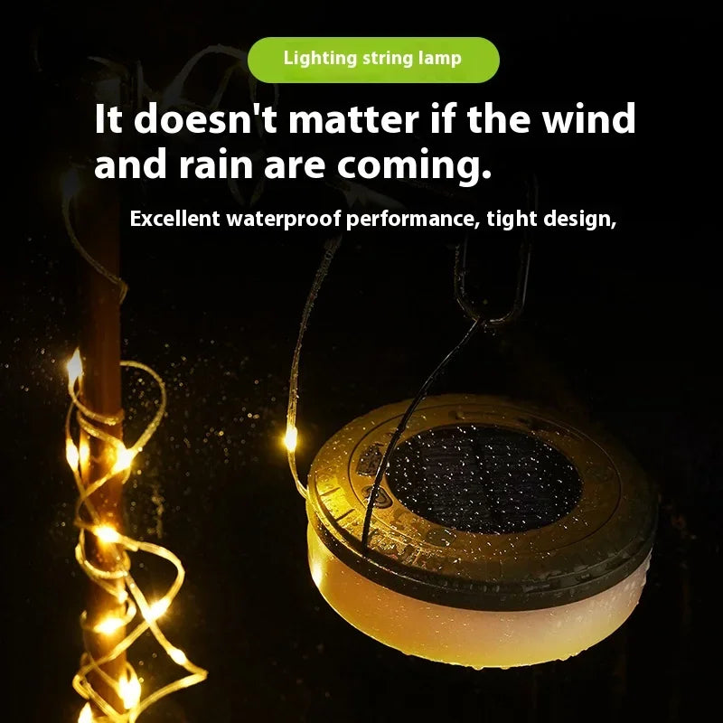 ESMARTER Solar Camping String Lights 10m RGB LED Waterproof Solar String Lights HIP