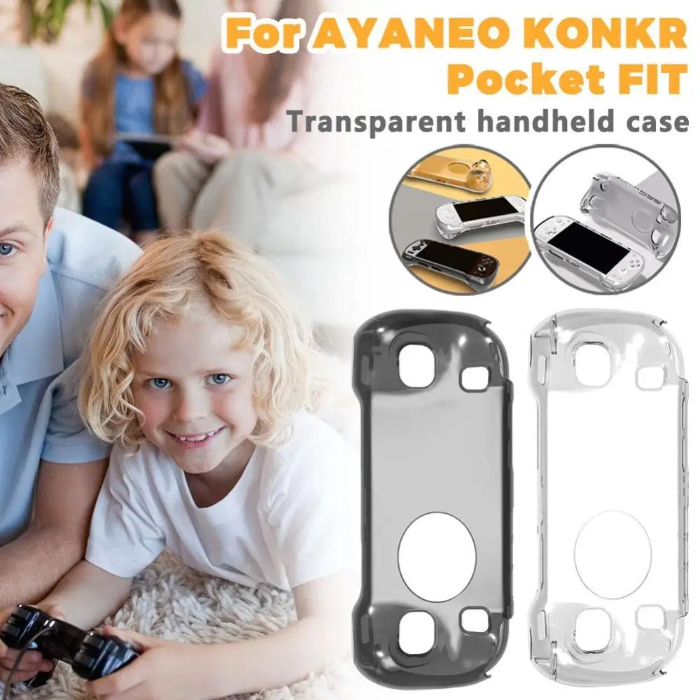 TPU Case for AYANEO KONKR Pocket – Clear Shockproof Cover Game Console Case HIP