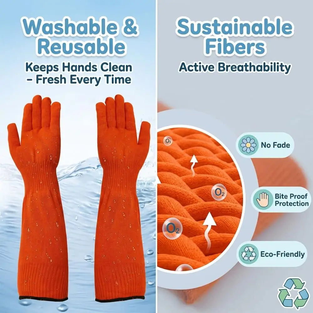 Bite-Proof Cat Handling Gloves – Scratch Protection | HIP Pet Handling Gloves HIP