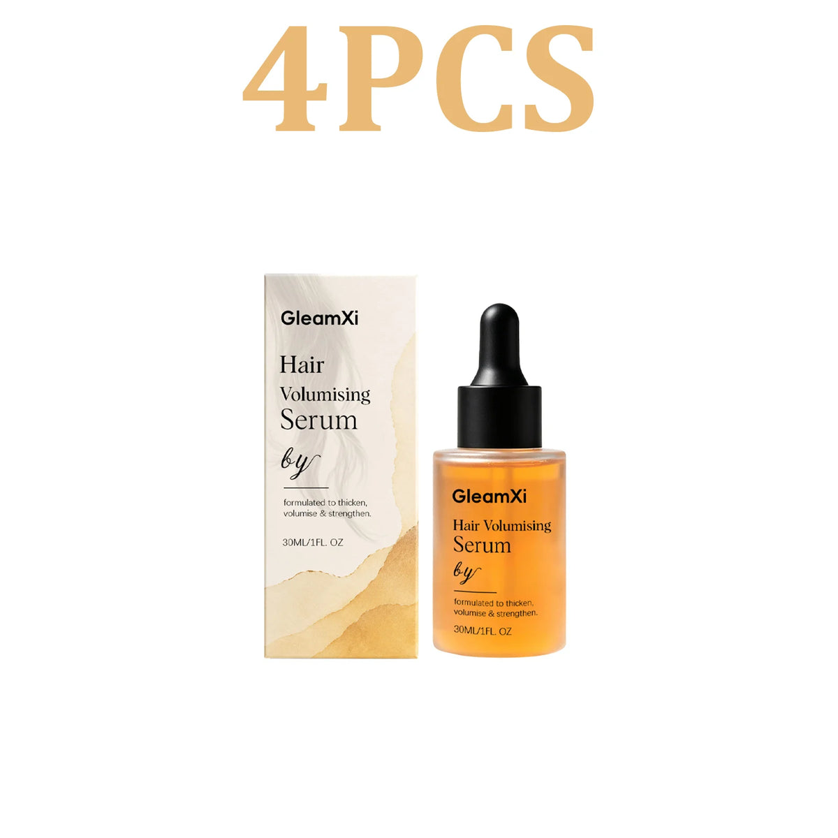 Hair Volume Serum – Frizz Control, Shine & Smooth 30ml Hair Serum Oil HIP 4PCS