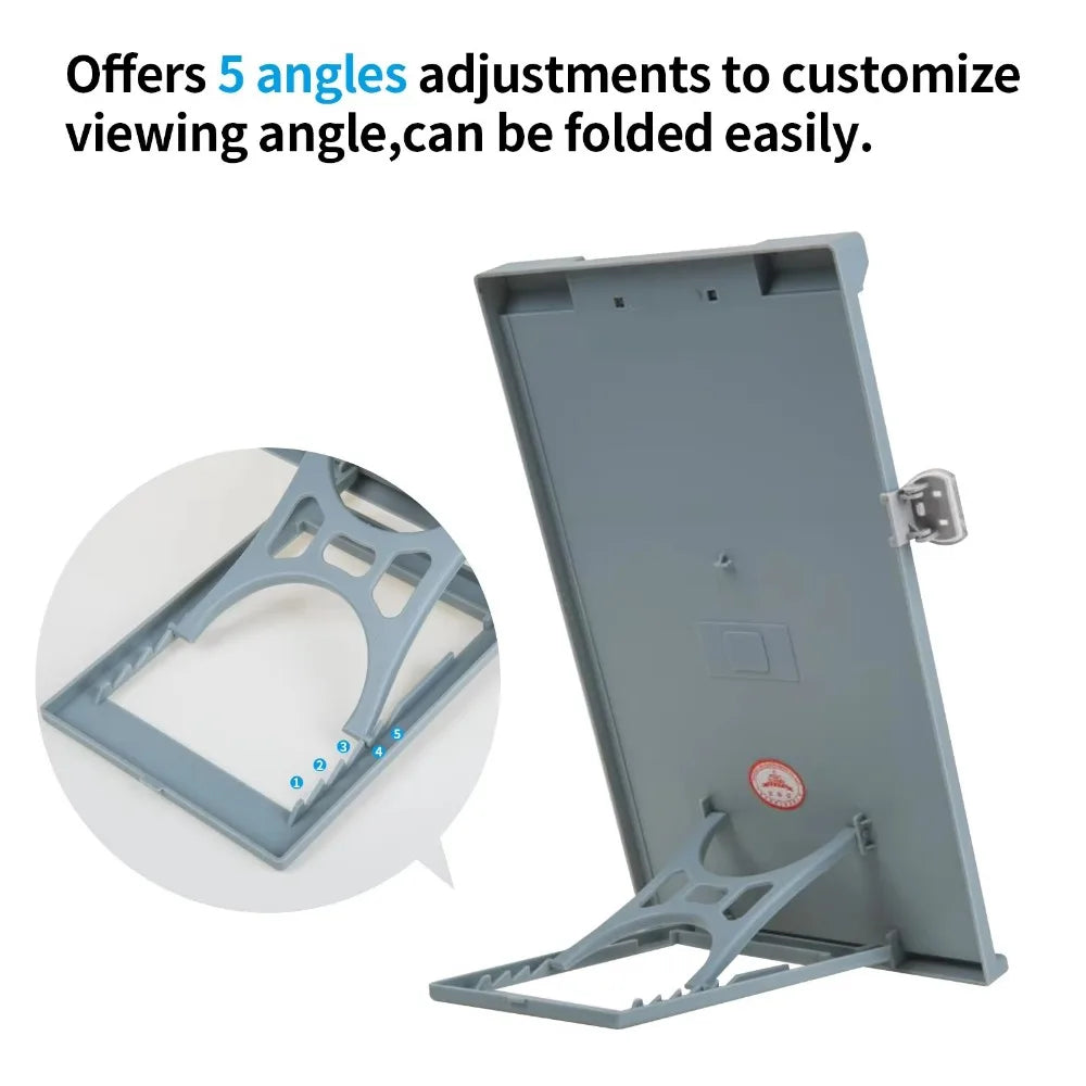 A4 Folding Document Holder – Adjustable Desktop Reading Stand Document Reading Stand HIP