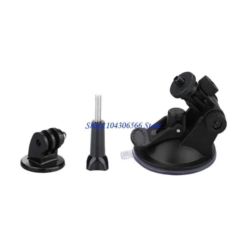Suction Cup Mount for Action & Dashboard Cameras – 190° Rotation Camera Suction Mount HIP