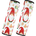 Christmas Gnome Car Seat Belt Cover Pads – Soft Flannel 1 Pair Seat Belt Cover HIP 1