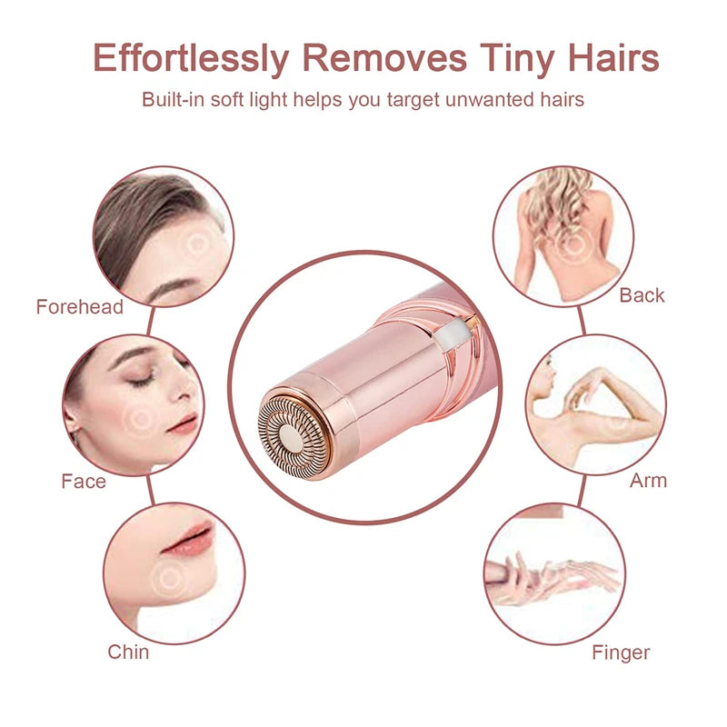 Electric Eyebrow Trimmer – Portable Lipstick Face Shaver Electric Eyebrow Trimmer HIP