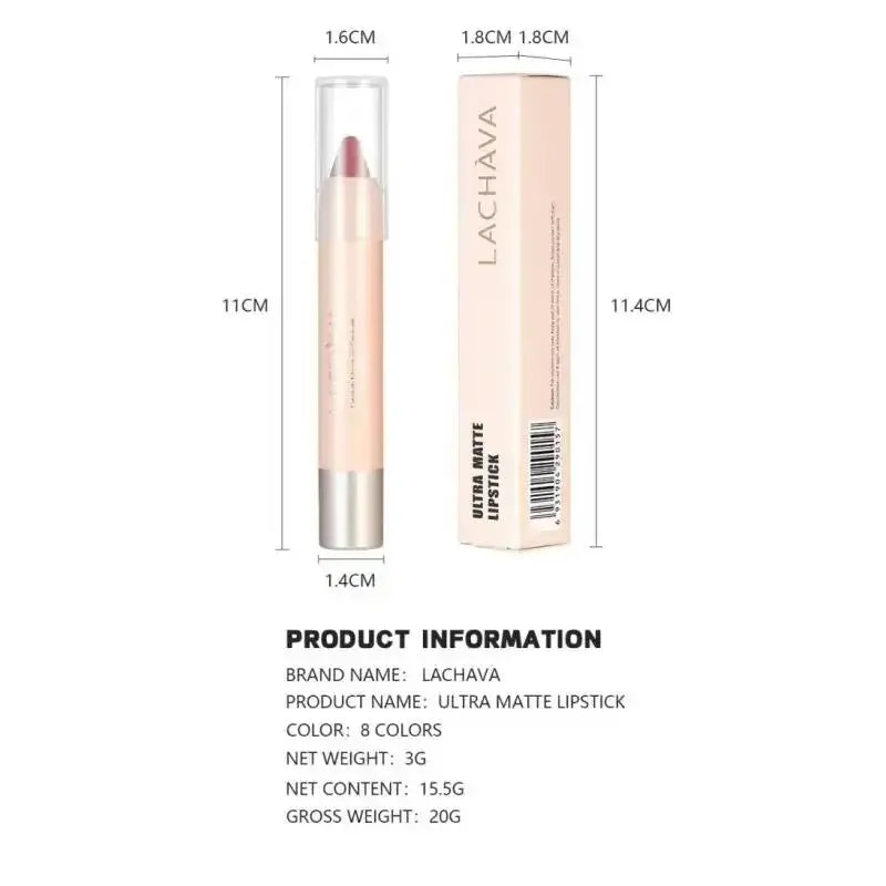 LACHAVA Ultra Matte Waterproof Lip Liner – 8 Shades Lip Liner Pen HIP