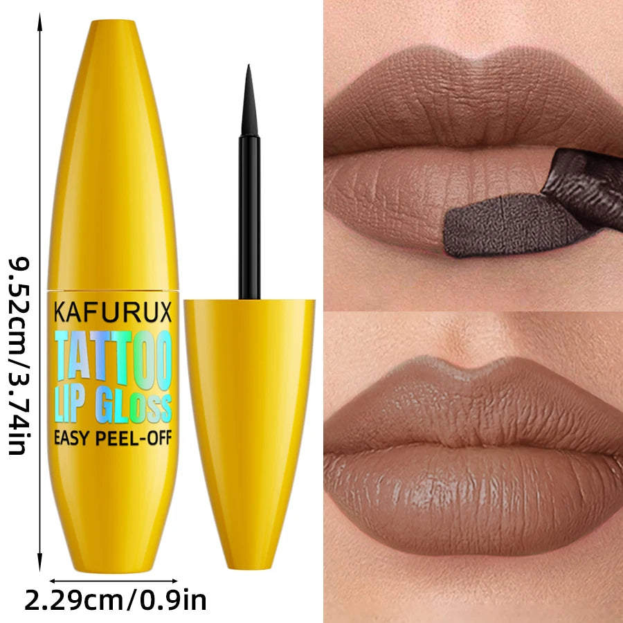 7 Colors Long Lasting Lip Inks Korean Matte Lip Tint Peel Off for Lips Stick Pink Red Makrup for Women Cosmetic Gifts Lip Stain HIP