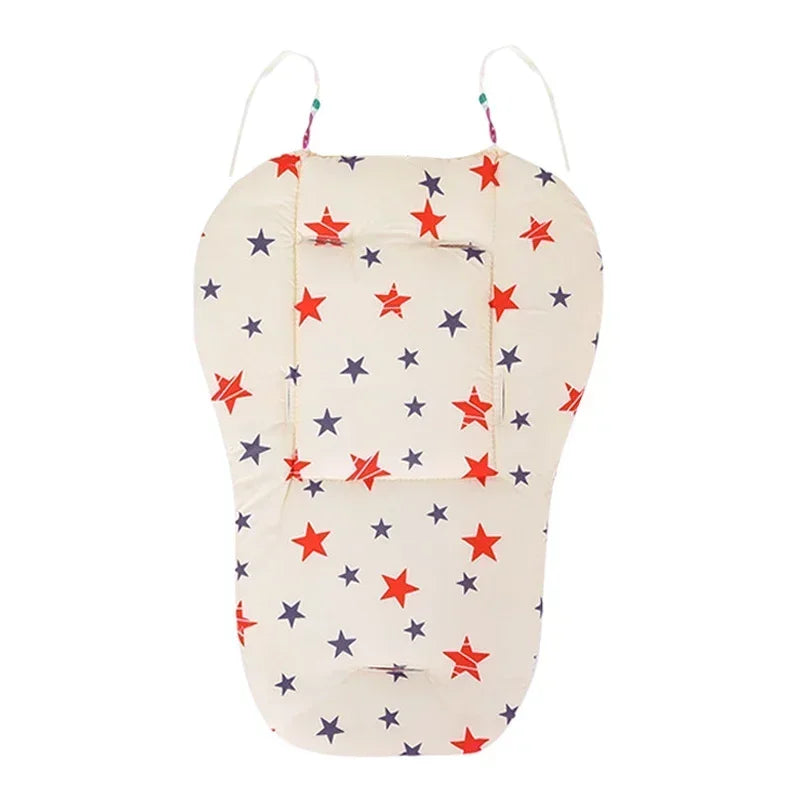 Cotton Baby Highchair & Stroller Seat Cushion Pad | Ages 0–6 Baby Seat Cushion HIP C87-Star 1pcs