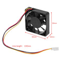 OULLX 5010 DC 12V 3-Pin Cooling Fan – CPU & GPU Cooler PC Cooling Fan HIP 50X50X10mm 3Pin black NO RGB