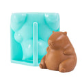 Capybara Milk Freeze Silicone Mold Capybara Liquid Silicone Mold Sugar Pudding Mould Cute Animal Cake Mold For Kitchen HIP A