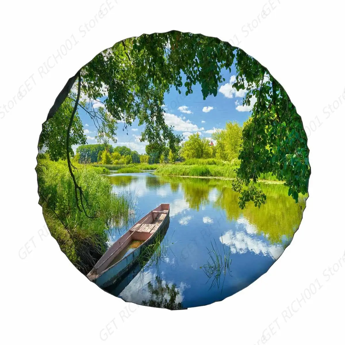 Weatherproof Spare Tire Cover 15" – Universal SUV Truck Camper Spare Tire Cover HIP