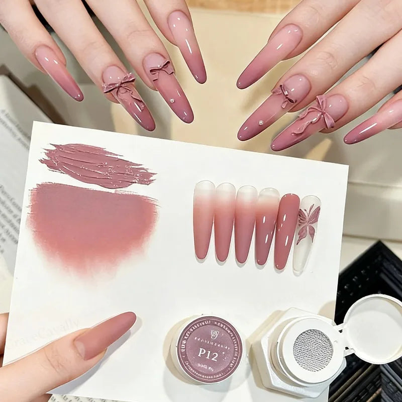 1Pc 39 Colors Nail Air Cushion Patting Gel High Saturation Long-Lasting Solid Color Gradient Shading For DIY Nail Salon ﻿Tools HIP