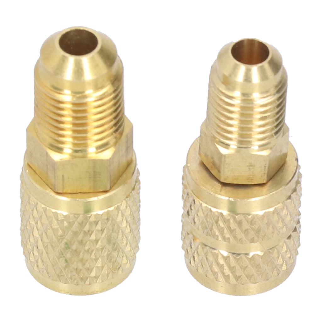 Air Conditioner Converter R410 to R22 Adapter 1/4SAE Air Conditioner High Voltage Interface Conversion Head R410 to R22 Adapter HIP